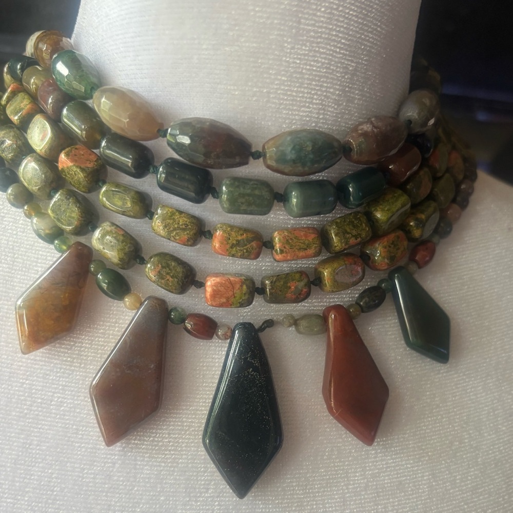 Gemstone Necklaces 5 Total - Picture 1 of 15